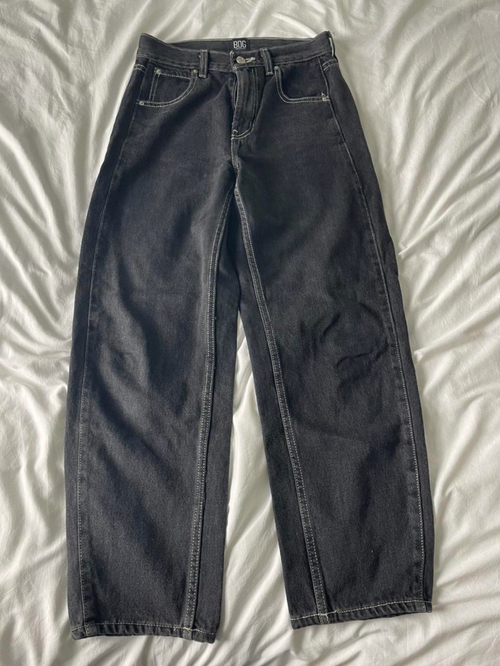 BDG Black Relaxed Straight Jeans